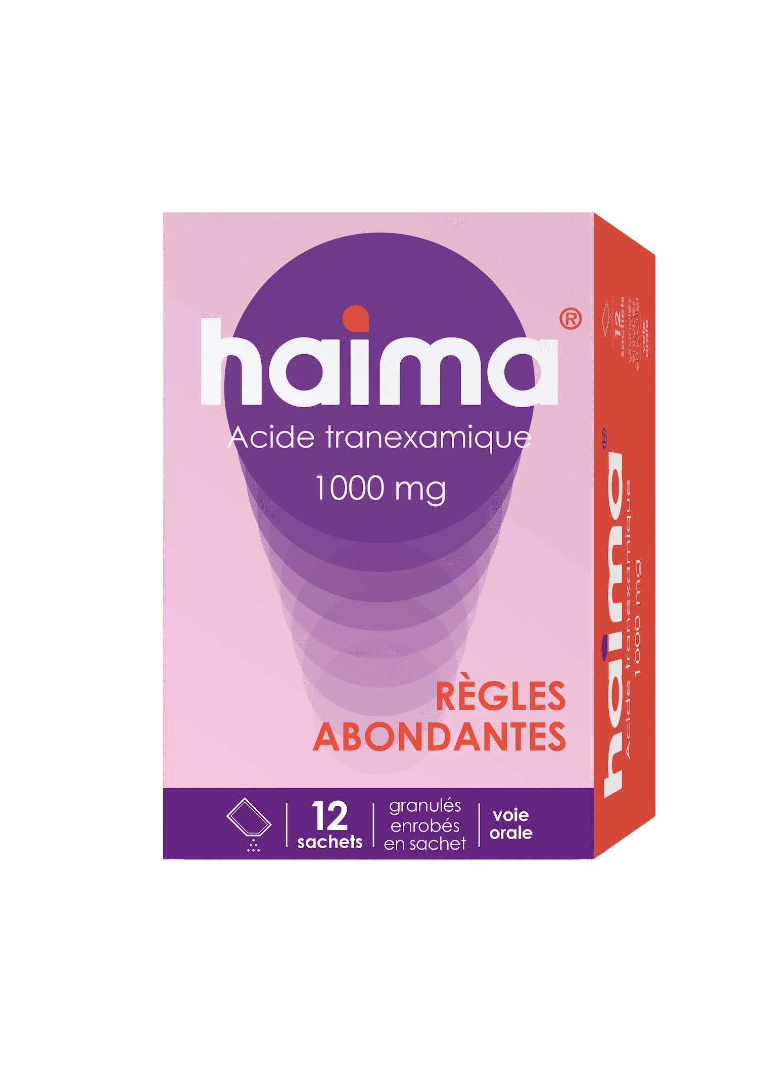 Produit HAIMA® 1000 mg, granulés enrobés en sachet